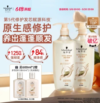 Smoothing Shampoo for Frizz Control and Volume