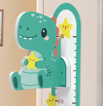 Children's Height Wall Sticker Magnetic Precision Measuring Ruler Tool Removable Baby Height Sticker Home Use Non-Damaging to Walls