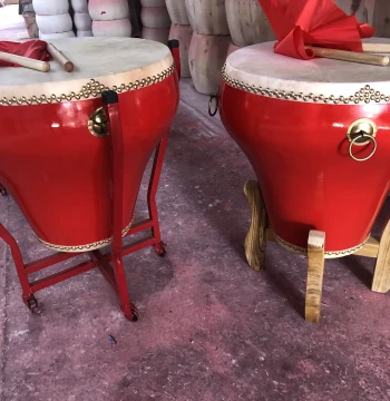 Xisheng Musical Instrument Factory 16-inch 18-inch 20-inch Flowerpot Drum War Drum Tang Drum Luo Drum Cowhide Big Drum