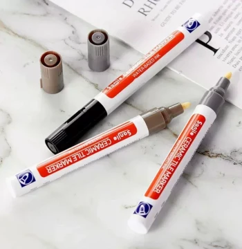 12 Color White Waterproof Tile Marker Grout Pen Wall Seam Pe