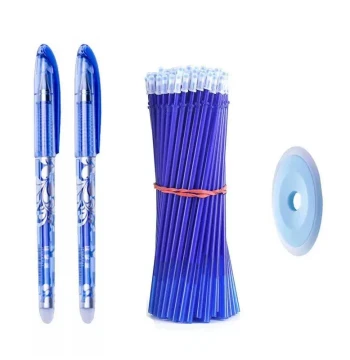 Erasable Pen Set 0.5mm Blue Black Color Ink Writing Gel Pens