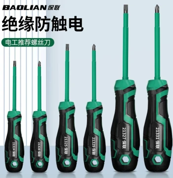 Baolian Insulated Screwdriver Set - Phillips and Flathead with Strong Magnet for Home Repair, Torx Electrician Tools