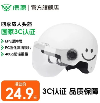 Luyuan All-Season Class A 3C Certified Electric Scooter Safety Lightweight Helmet - Half Helmet for Electric Bikes and Motorcycles