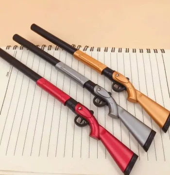 1Pcs Creative Pen 0.38mm Black Ink Canetas Office Student Gi