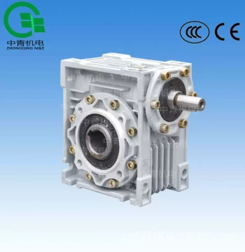 Dilong Transmission NRV090-80 Shaft Input Worm Gear Reducer Aluminum Alloy Worm Gearbox