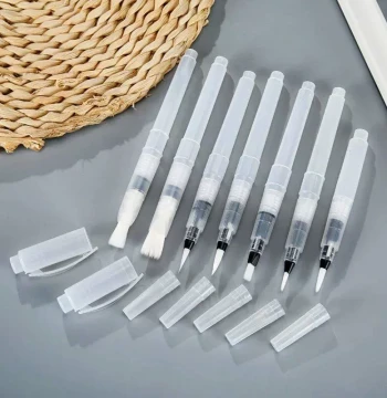 1Peices Refillable Paint Brush Water Color Brush Soft Waterc