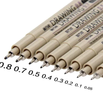 1 Pc The Best Quality Black Technical Graphic Fine Line Draw