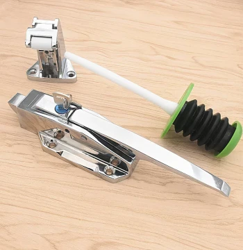 1178 Heavy-Duty Cold Storage Door Lock - Durable Safety Lock for Freezers, Ovens, and Ice Chests with Hinge Accessories