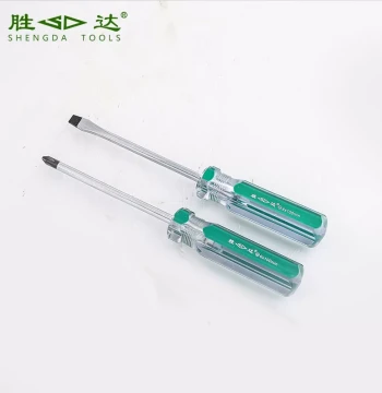 Shengda Screwdriver Set Tools Colorful Green Flathead Phillips Electrician Screwdrivers Magnetic Driver