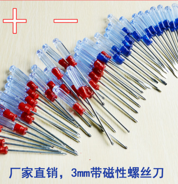 Small Phillips Screwdriver - Crystal Clear 3mm Mini Driver, Small Flathead Screwdriver