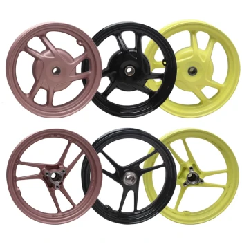 Original Aluminum Wheels for Yamaha Saiying 125, Qiaoge i, Fuxi, and Xunying ZY125T-13 Front Hub and JYM125T Rear Hub
