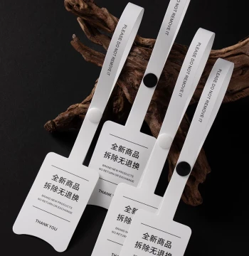 Custom Trendy Anti-Theft Seals for Clothing and Shoes - Disposable, Tear-Resistant, Tamper-Evident Tags