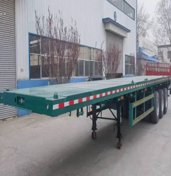 20ft Container Flatbed Semi-Trailer Container Flatbed Transport Semi-Trailer Bulk Discounts Available