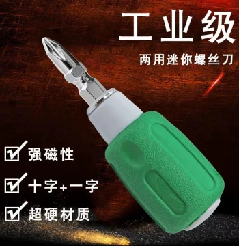 Little Radish Head Screwdriver Set: Mini Retractable Phillips and Flathead Combo with Torx Tip
