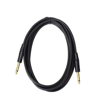Kule 6.35 Guitar Cable, Electronic Keyboard, Electronic Drum Instrument Noise Reduction Audio Cable 6.5