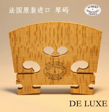 French Imported Aubert Violin Bridge - Deluxe Model