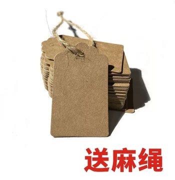 Kraft Paper Blank Tags Clothing Price Labels DIY Handwritten Jewelry Wine Floral Universal Hang Cards Free Shipping
