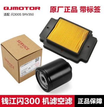 QJMOTOR Flash 300S Original Air Filter and Oil Filter Kit - Genuine Replacement Parts