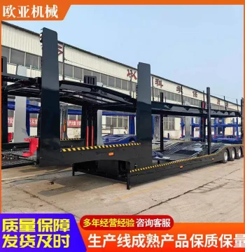 European-Style Car Carrier Semi-Trailer - Double-Deck National Standard 6-8 Vehicle Transport Cage