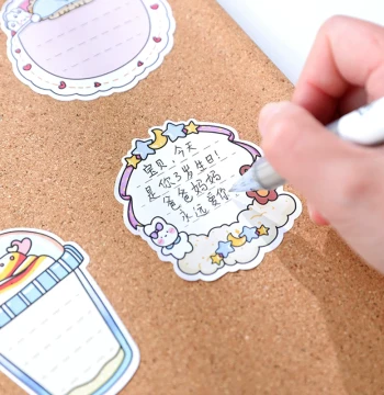 Cartoon Writing Stickers for Kids: Decorative Materials for Growth Portfolios, Baby Photo Albums, and Handwritten Newsletters