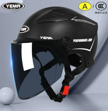 Yema 3C Certified Helmet - Lightweight Half-Helmet for Men and Women, All-Season Sun Protection for E-Bikes and Motorcycles