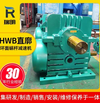 HW Type Straight Profile Toroidal Worm Gear Reducer, Spherical Worm Gear Reducer for Mining and Lifting Machinery