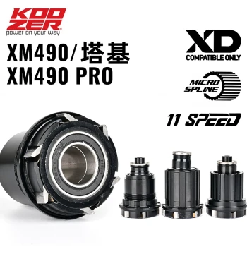 KOOZER Hub Freehub Body XM490 PRO 2046 Wheelset Spring Pawl Thru-Axle Quick-Release End Caps HG XD MS