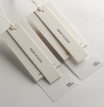 Premium Clothing Hang Tag Design Customization Underwear Price Label Custom High-End Specialty Paper Tags Ready Stock Custom Orders
