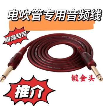 Dual 6.5mm Audio Cable for Electric Wind Instruments and Guitars - 3.5mm to 6.5mm Speaker Connection (3m/5m)