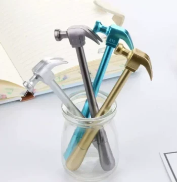 1 Creative Stationery Imitation Metal Hammer Gel Pen Simple