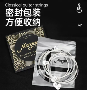 Morgan Classical Guitar Strings - Silver-Plated High Tension Nylon Strings