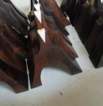 Discounted Ebony Guzheng Bridges with Minor Flaws Multiple Styles Universal Fit Functional Please Do Not Purchase If Mindful of Imperfections