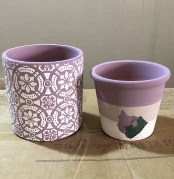 Factory Direct Coarse Pottery Glazed Pot Special Offer Succulent Plant Tall Flower Pot Large Retro Clay Coarse Pottery Jar
