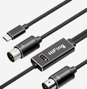 5-Pin MIDI Cable, USB Connection Cable, Type-C Data Cable, Single or Dual Head, Dedicated Music Editing Line for Instruments