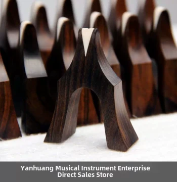 Dunhuang Guzheng Code Pins - Elegant Ebony Universal Bridge Pins Compatible with Dunhuang Sandalwood Guzheng