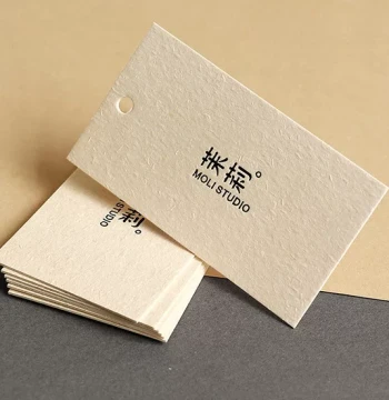 Custom Trendy Hang Tags on Grass-Scented Paper, Blank Labels for Clothing Stores, Custom Vanilla-Scented Tags for Women's Apparel