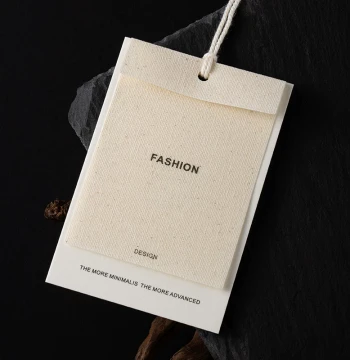 Universal Ready-Made Custom Hang Tags for Clothing Stores Premium Artistic Cotton-Linen Cards Custom Logo Price Tags