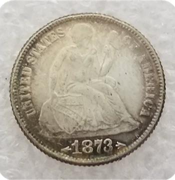 Replica Silver Dollar US 1873 Foreign Commemorative Antique Craft