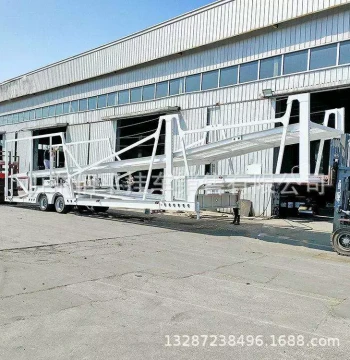 Sales of Excavator Plate Semi-Trailer, Car Transport Semi-Trailer, Goose Neck Car Transport Semi-Trailer