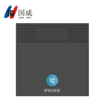 Guowei GW18 One-Touch Call Intercom SIP Phone, 86-Panel Embedded POE Powered IP Phone for Hotels, Hospitals, Schools, SOS Emergency Wall-Mount Hands-Free Unit