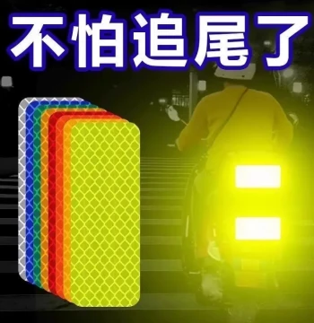 Reflective Safety Strips for Cars & Trucks - Night Warning Stickers for Vehicles, E-Bikes & Motorcycles