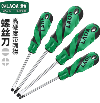 LAO A Cross and Flathead S2 Multi-function Torx Screwdriver Set - Electrician Repair Kit for Home Use
