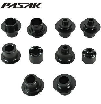 PASAK Hub End Cap Quick Release 9mm Conversion Mount Mountain Bike 10mm to 12mm Wheel Set 142mm Thru-Axle 15mm Side Cover