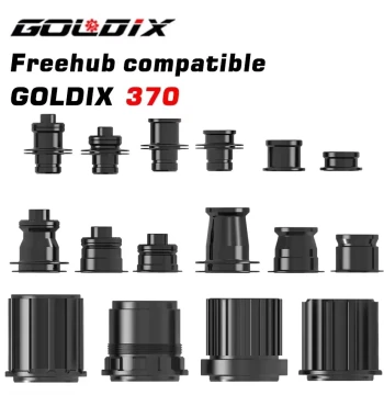 GOLDIX New 370 Mountain Bike Hub Conversion Kit - Road Wheel Hub Quick Release Thru-Axle End Caps