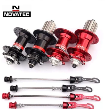 NOVATEC D041/D042SB Road & Mountain Bike 4-Bearing Disc Brake Hub 24/32/36H