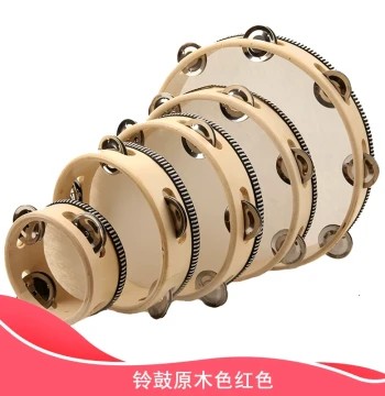 Orff Percussion Instrument - Children's Tambourine for Xinjiang Dance Exams and Kindergarten Teachers