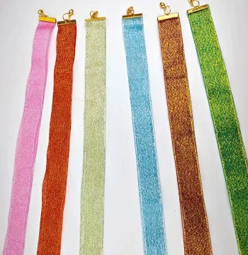 Ribbon Accessories Silk Ribbon Handmade DIY Hanfu Western Region Photography Dance Prop Flying Apsaras Drum Top Tambourine Hand Drum