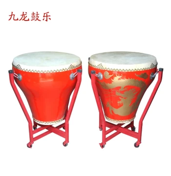 18-inch 16-inch 12-inch Flower Pot Drum for Children, Dragon Drum, Large Drum, Cowhide Drum for Chinese Opera, China Red Drum