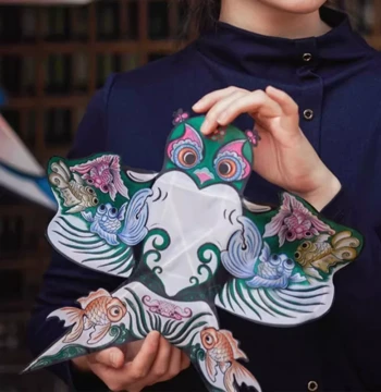 Wang's Handmade Kite DIY Kit - Traditional Bamboo Frame Paper Kite, Weifang Intangible Cultural Heritage