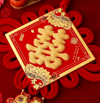 Traditional Chinese Knot Decoration for Wedding Ceremony, Home Entrance Hanging Ornament
